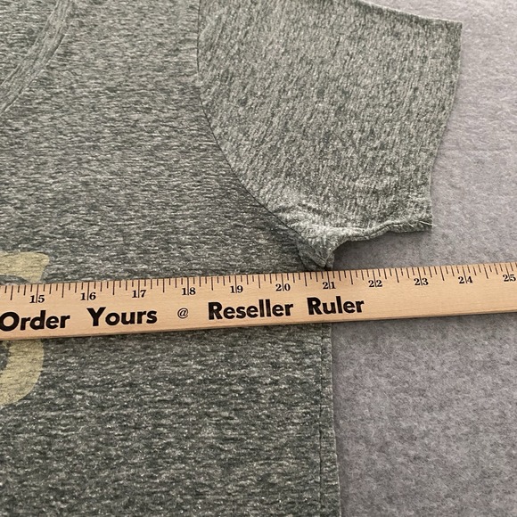 New York Jets Shirt Womens XL Green Heathered NFL Football Team Apparel V-Neck - Picture 4 of 11